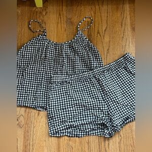 Papinelle Gingham Cami and Shorts PJ Set